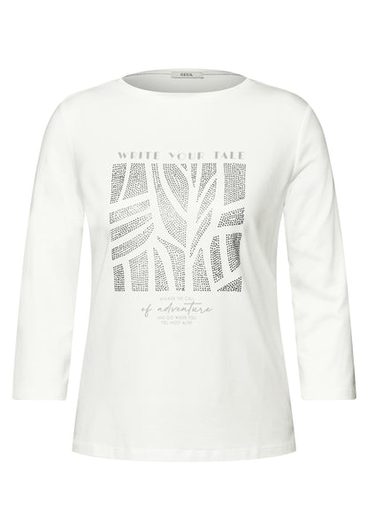 Shirt mit Glitzer-Motiv