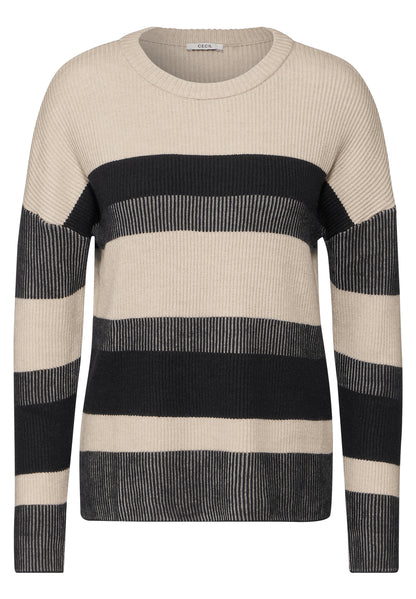 Gestreifter Pullover