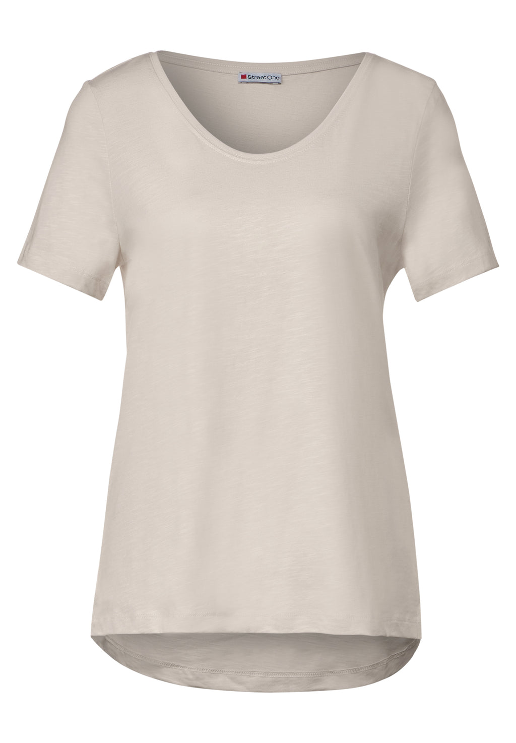 Basic T-Shirt mit V-Neck in 4 Farben von Street One