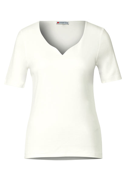 Shirt mit Herz-Ausschnitt