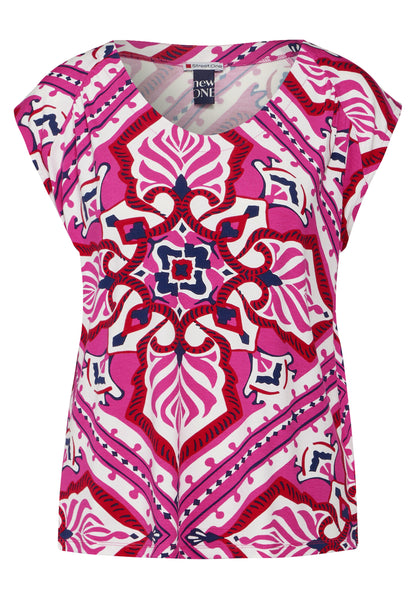 Jersey Top mit Print