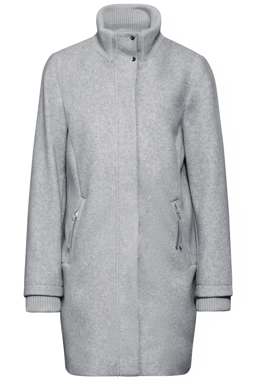 Mantel mit Strickdetails