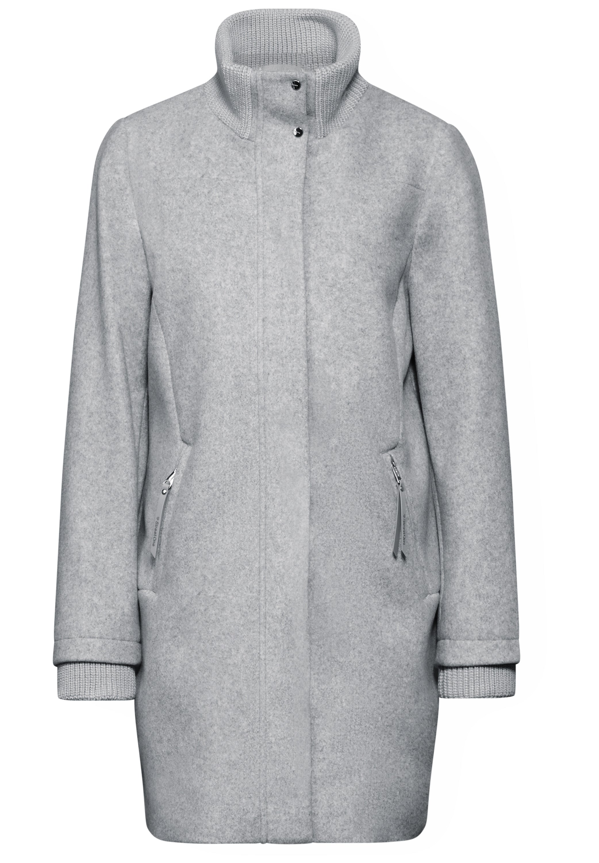 Mantel mit Strickdetails