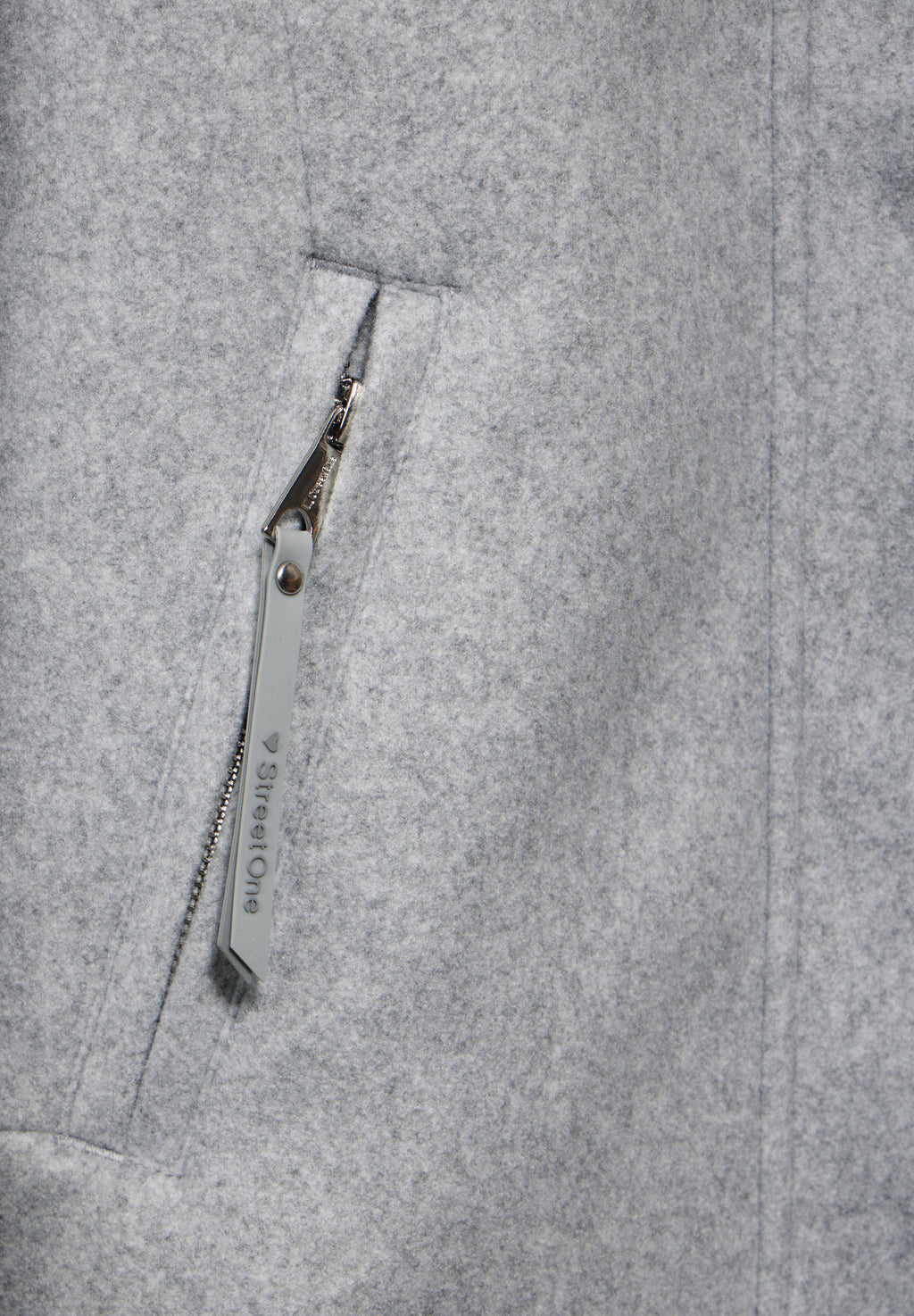 Mantel mit Strickdetails