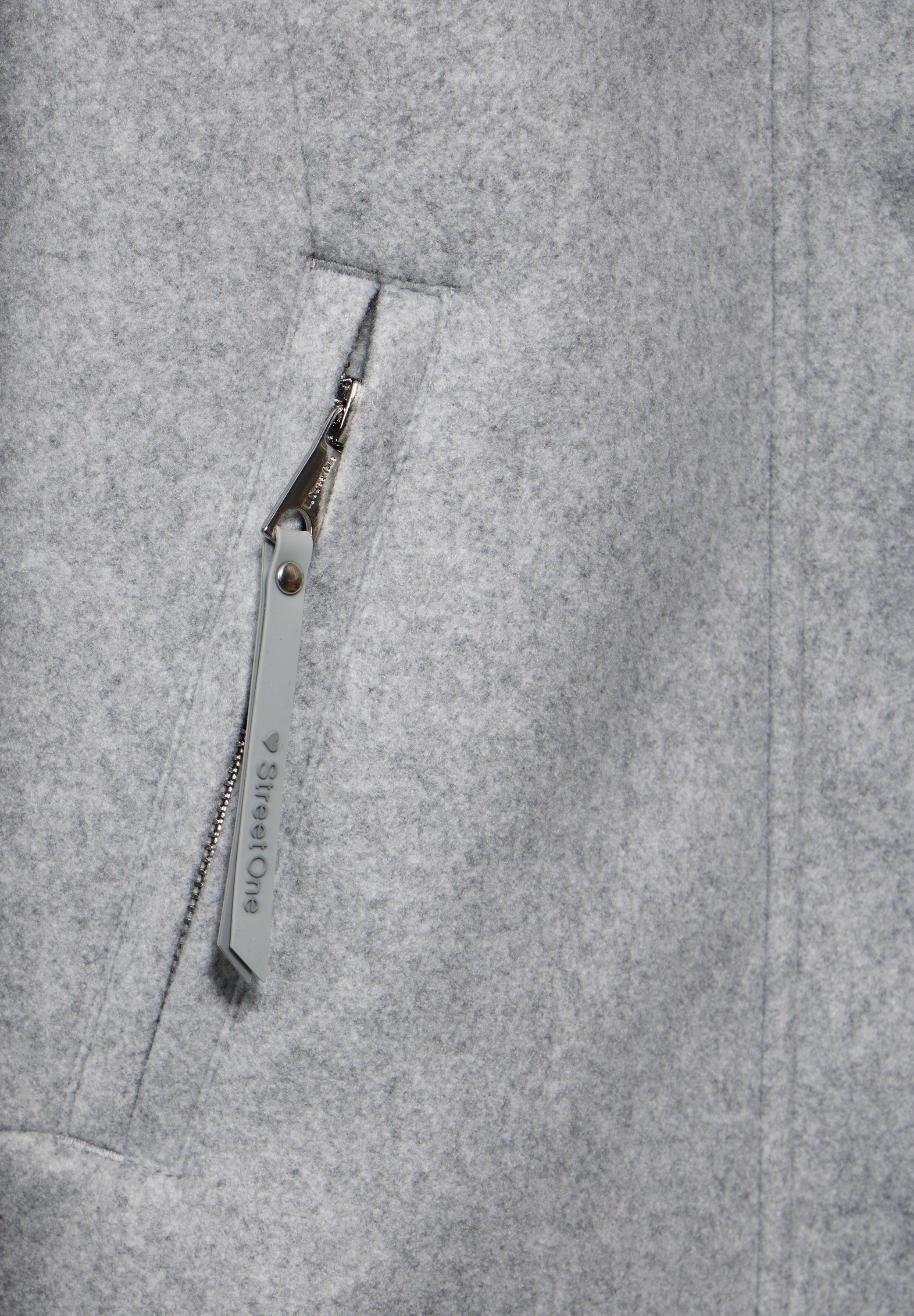 Mantel mit Strickdetails