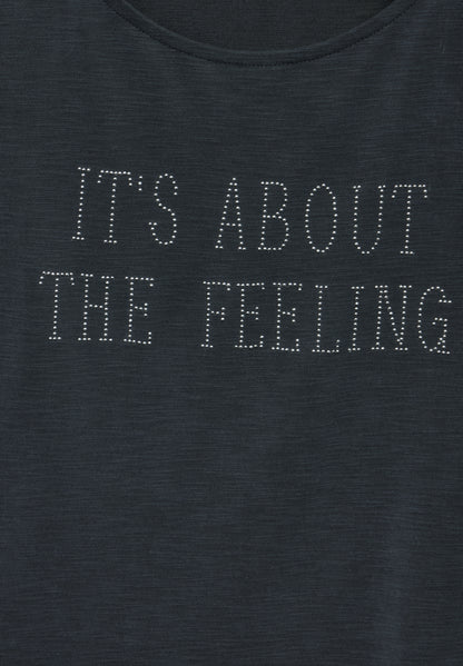 T-Shirt mit Schriftzug