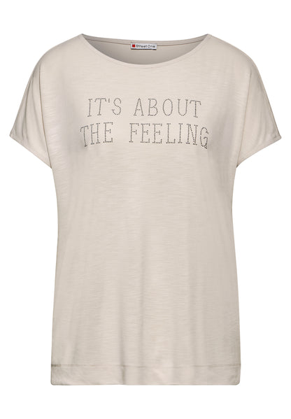 T-Shirt mit Schriftzug