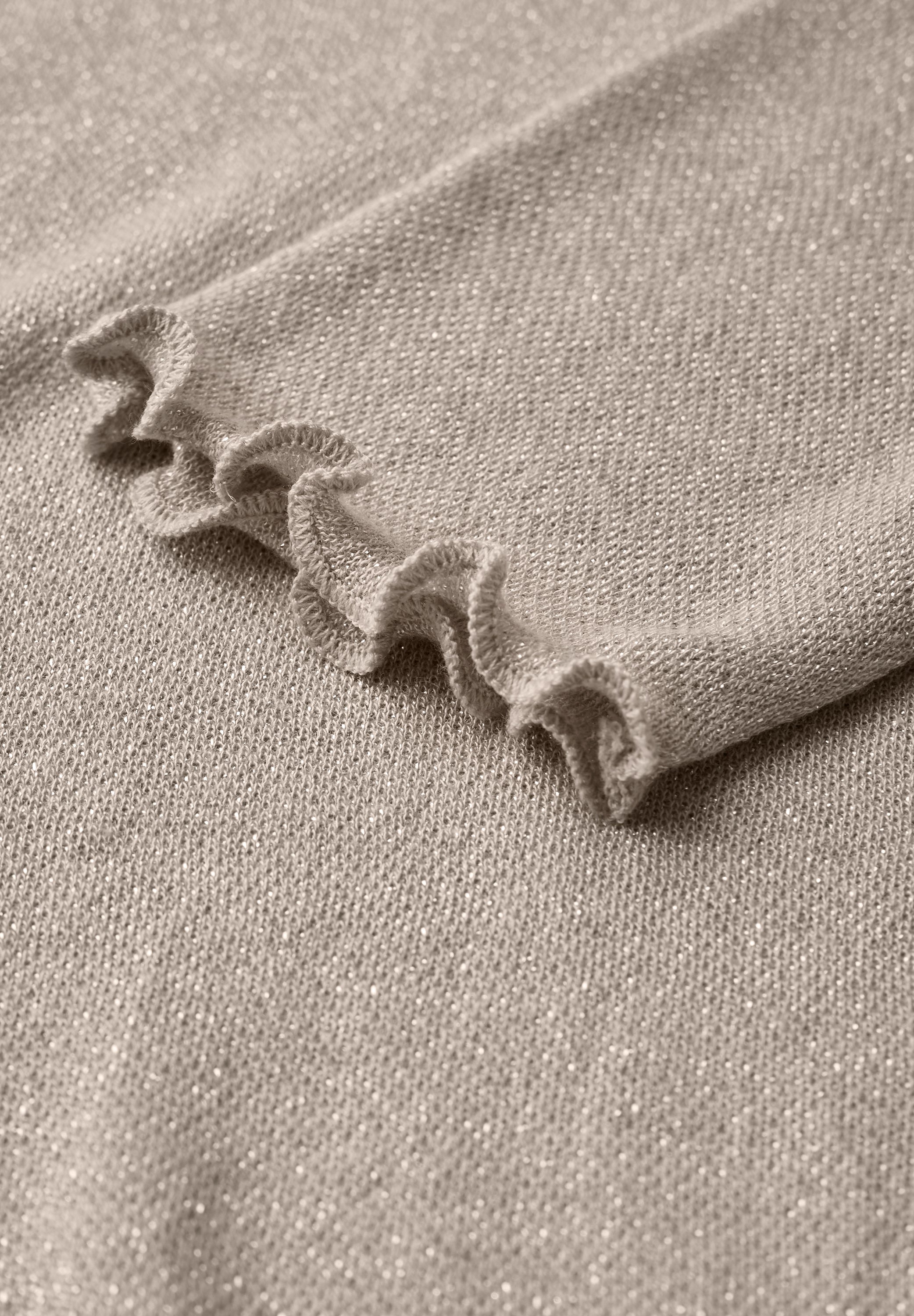 Glitzerndes Langarmshirt