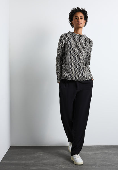 Bedrucktes Langarmshirt
