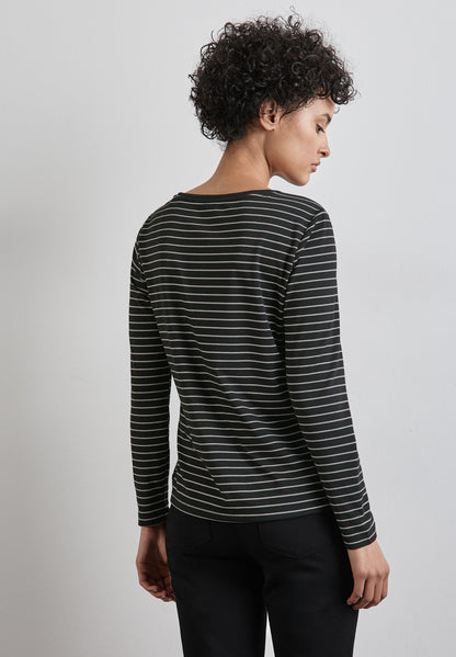 Gestreiftes Langarmshirt