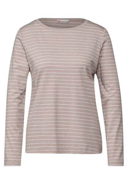 Gestreiftes Langarmshirt