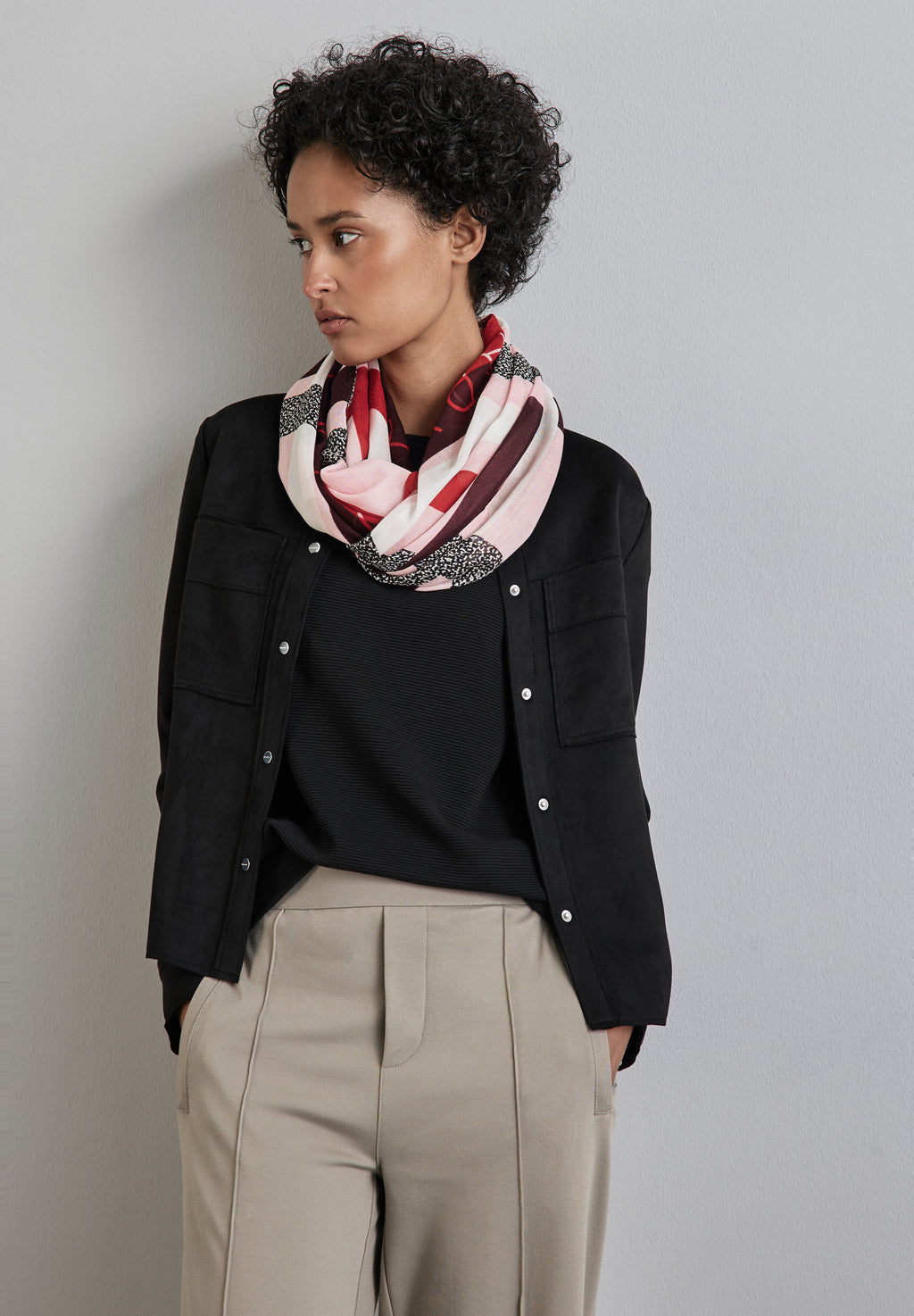 Bedruckter Loop Schal