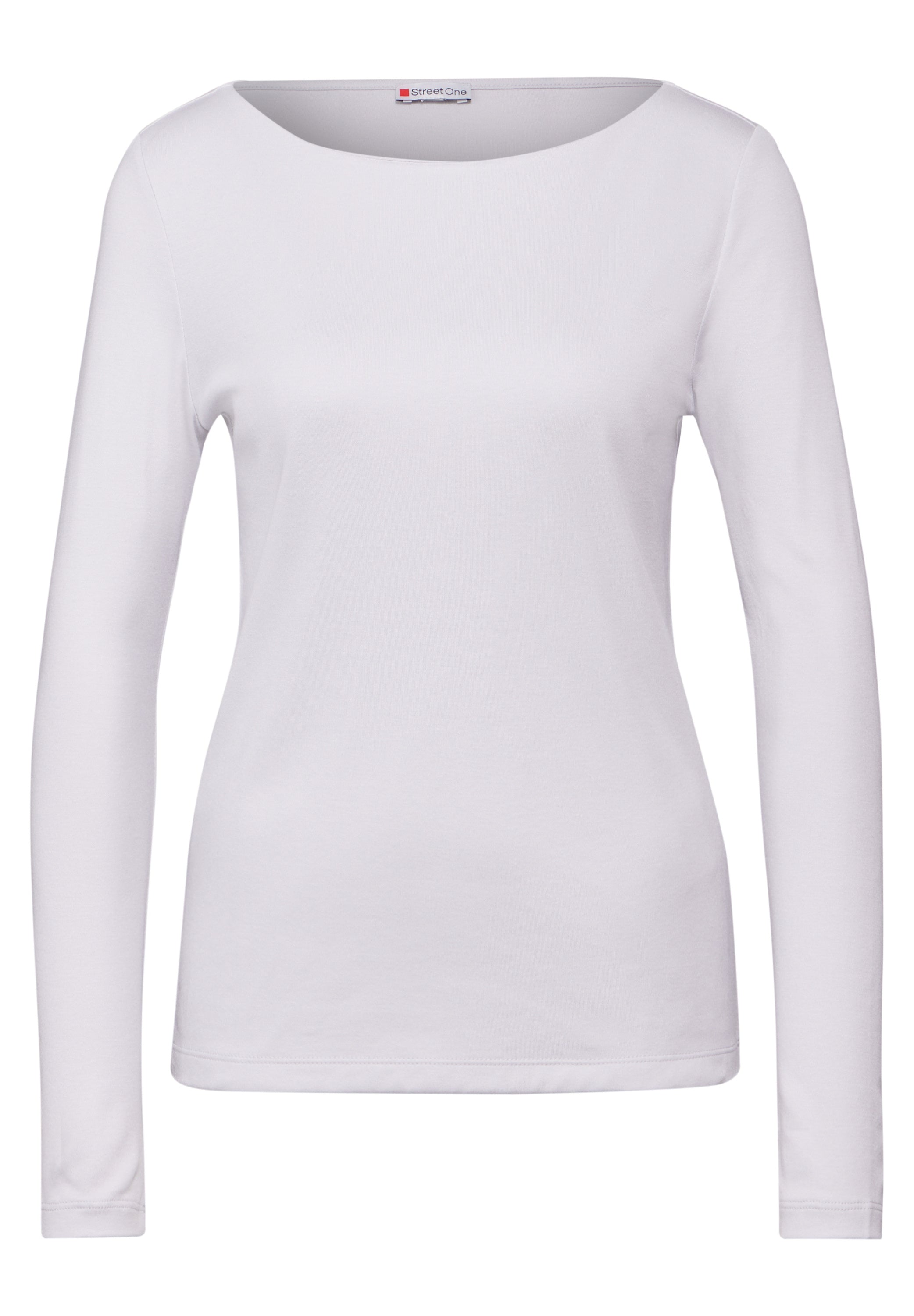 Shirt mit U-Boot-Ausschnitt