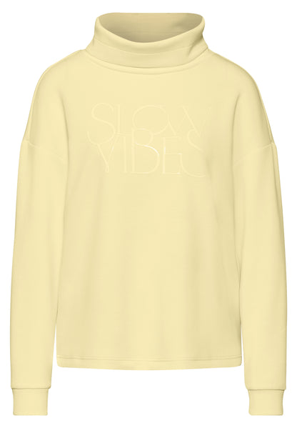 Silk-Look Shirt mit Wording