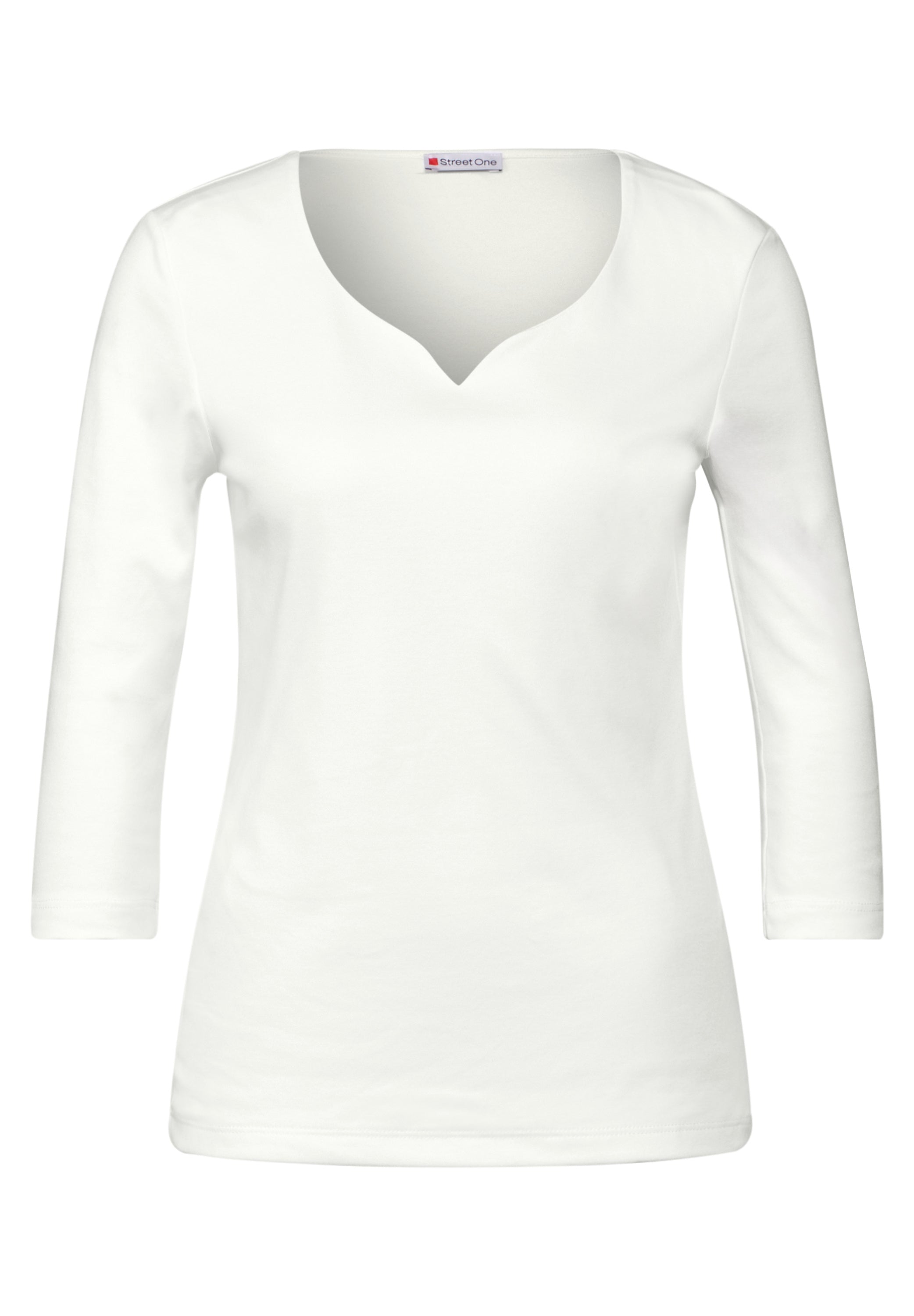 Shirt mit Herzausschnitt