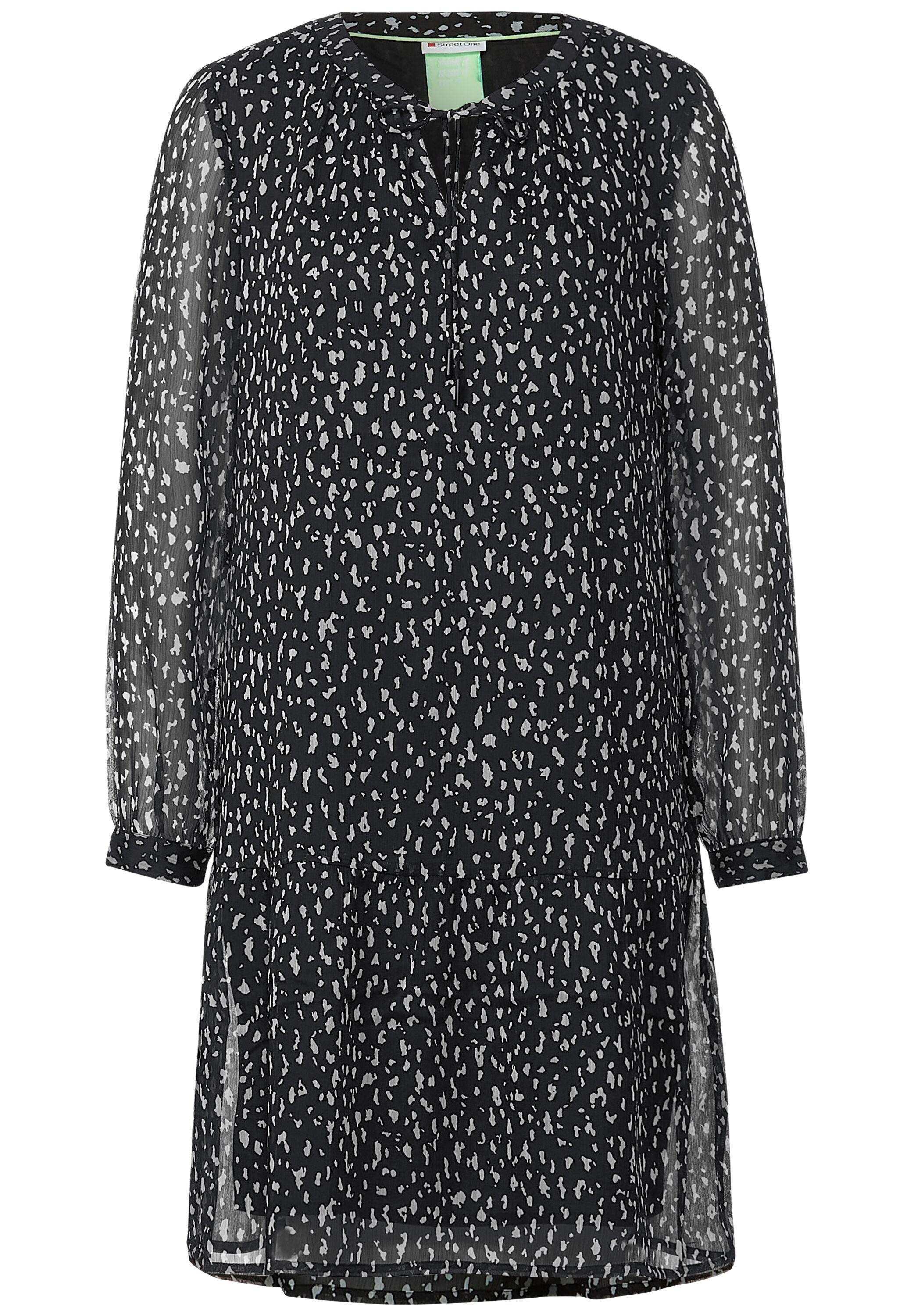 Chiffon Kleid mit Print