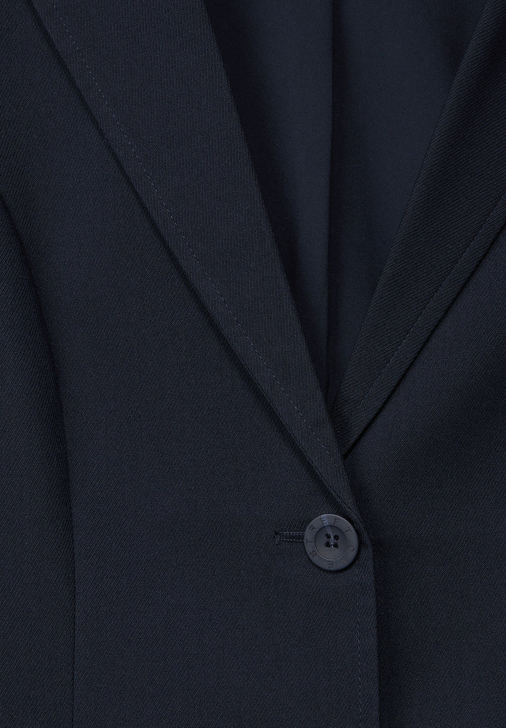 Twill Blazer in Unifarbe