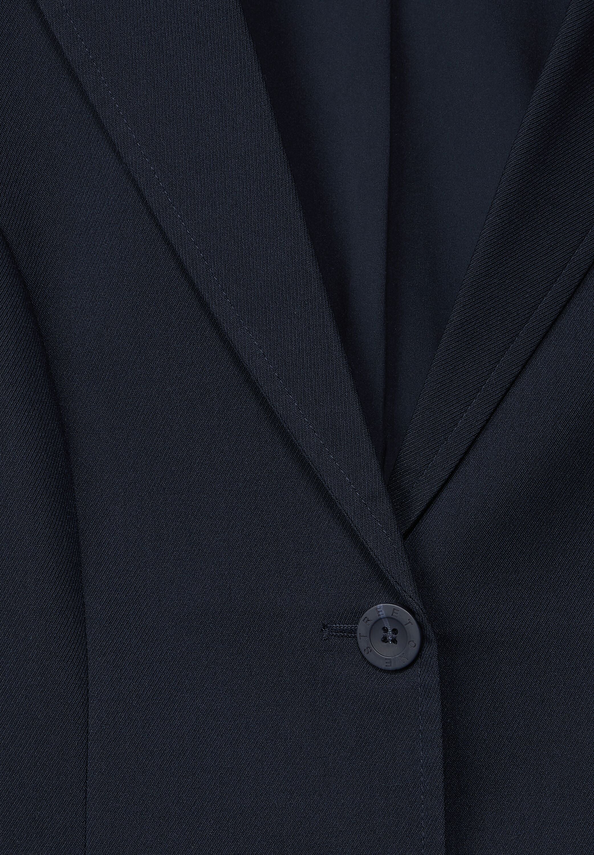 Twill Blazer in Unifarbe