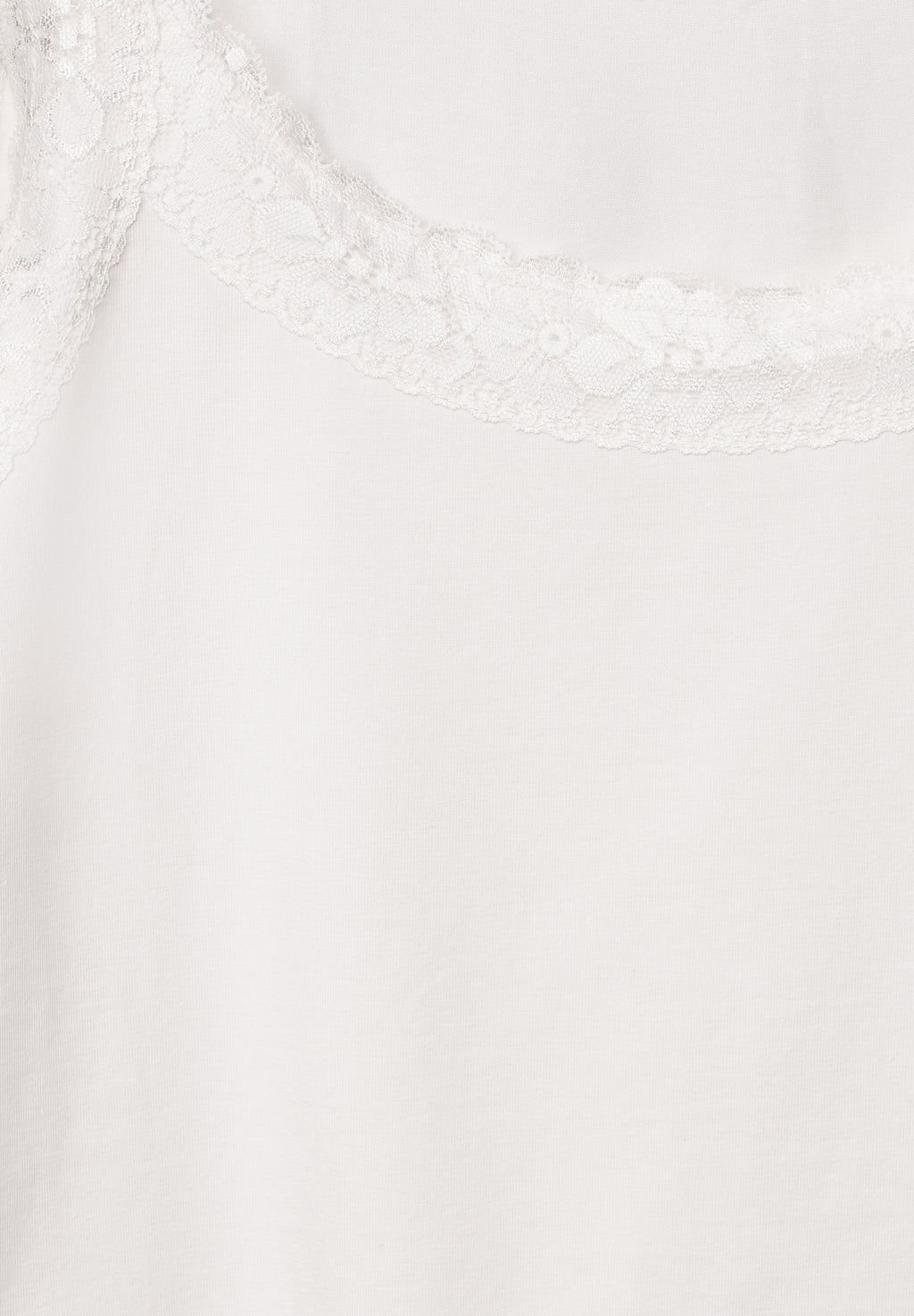 Basic Top mit Spitze
