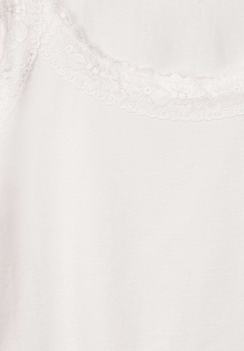 Basic Top mit Spitze