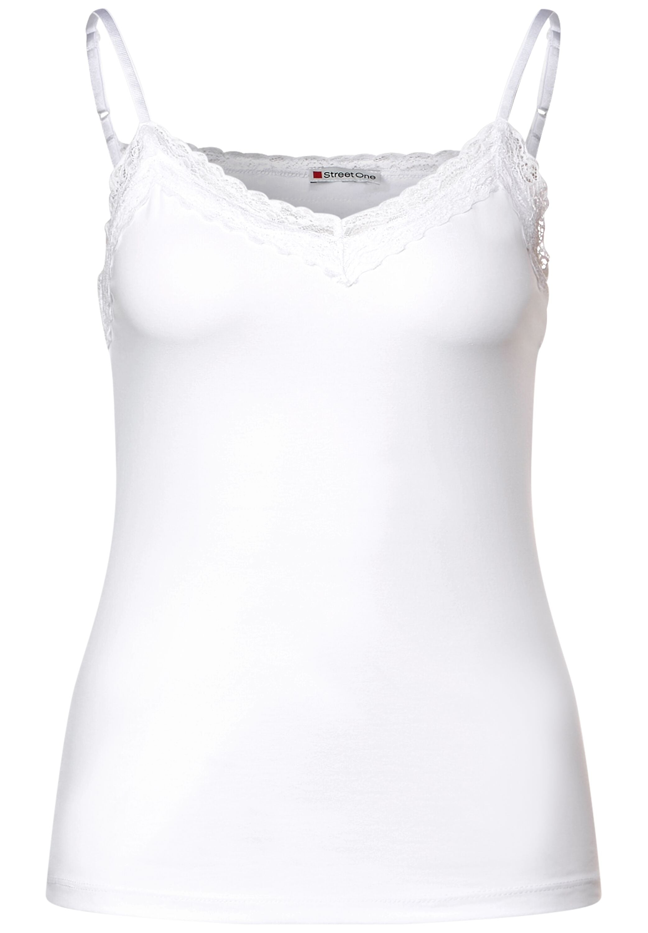 Top mit Spitzendetail