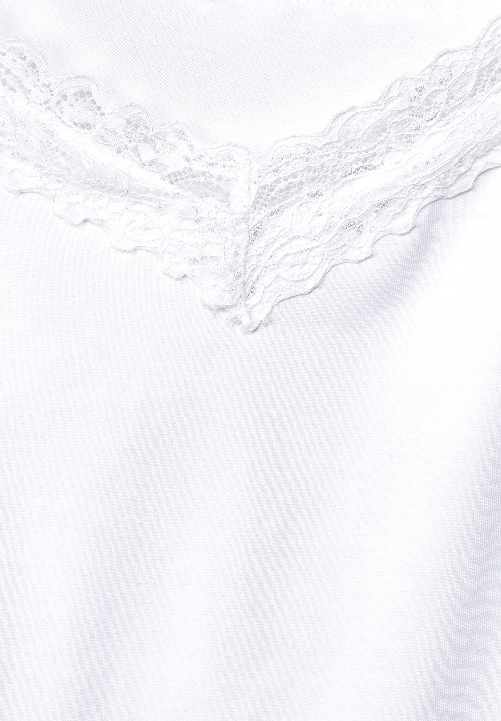 Top mit Spitzendetail