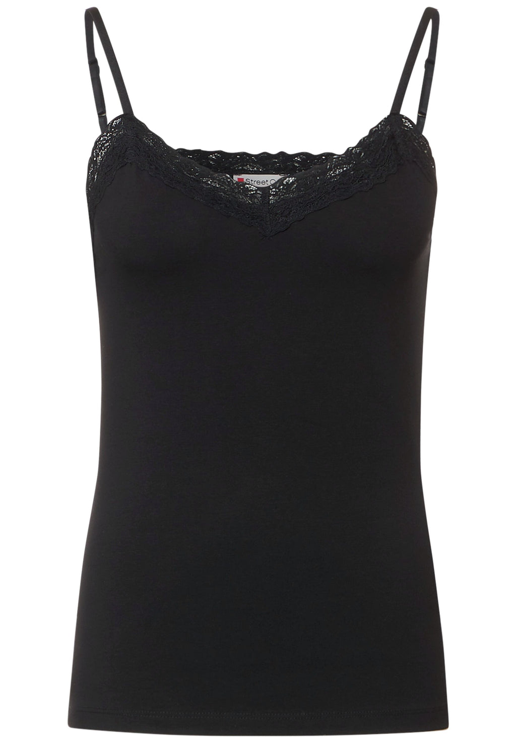 Top mit Spitzendetail