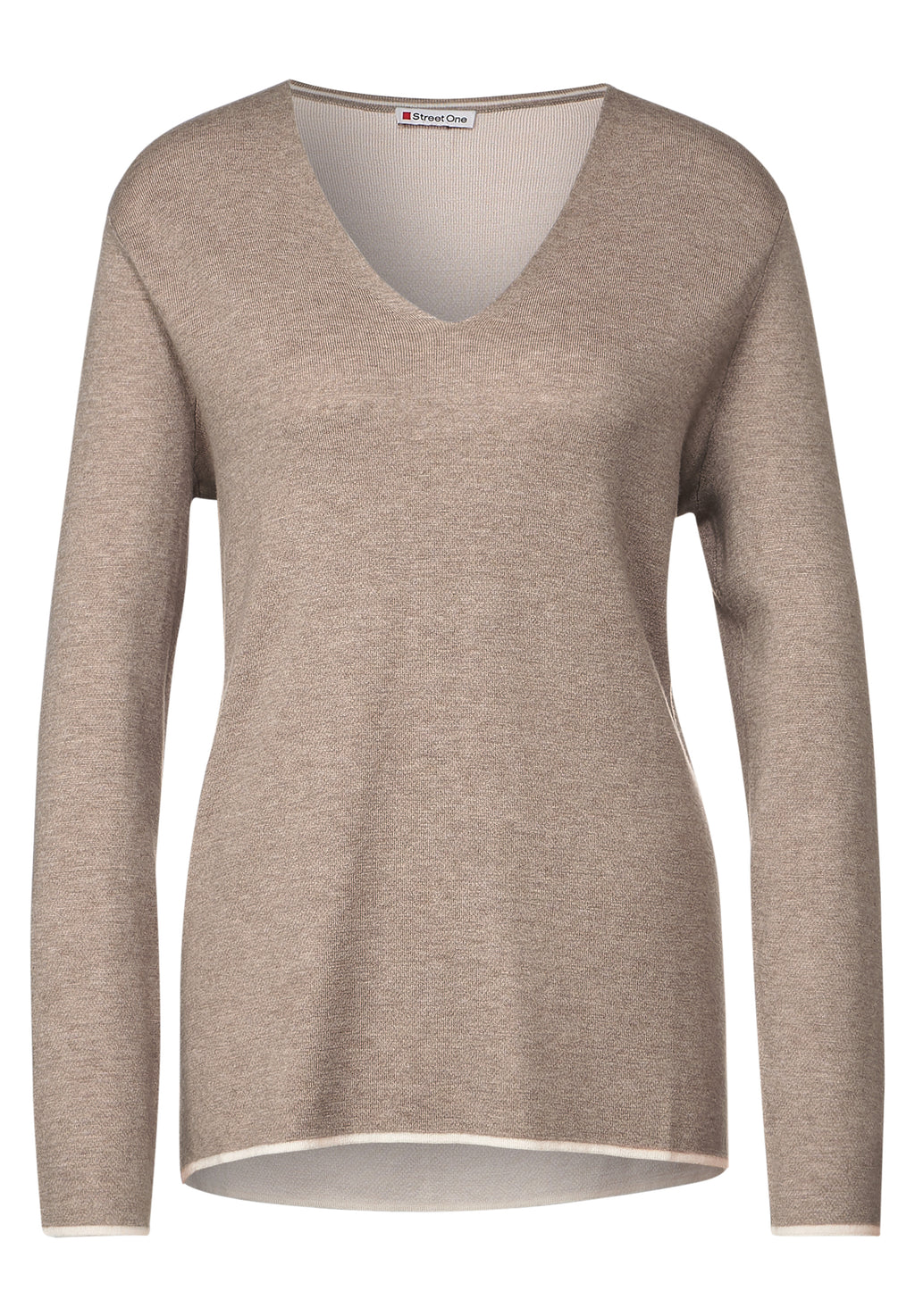 Pullover mit V-Ausschnitt