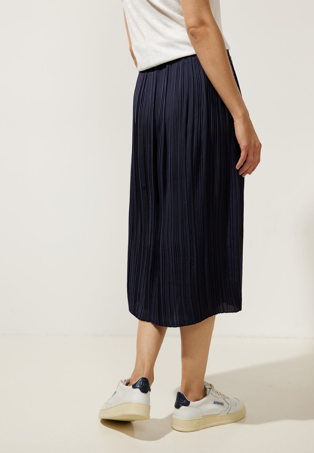 Midirock mit Plissée