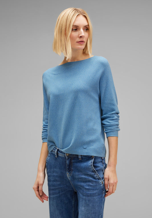 Struktur Strickpullover