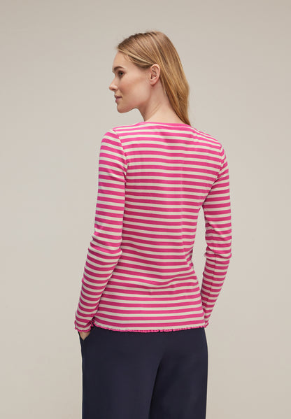 Gestreiftes Rippshirt