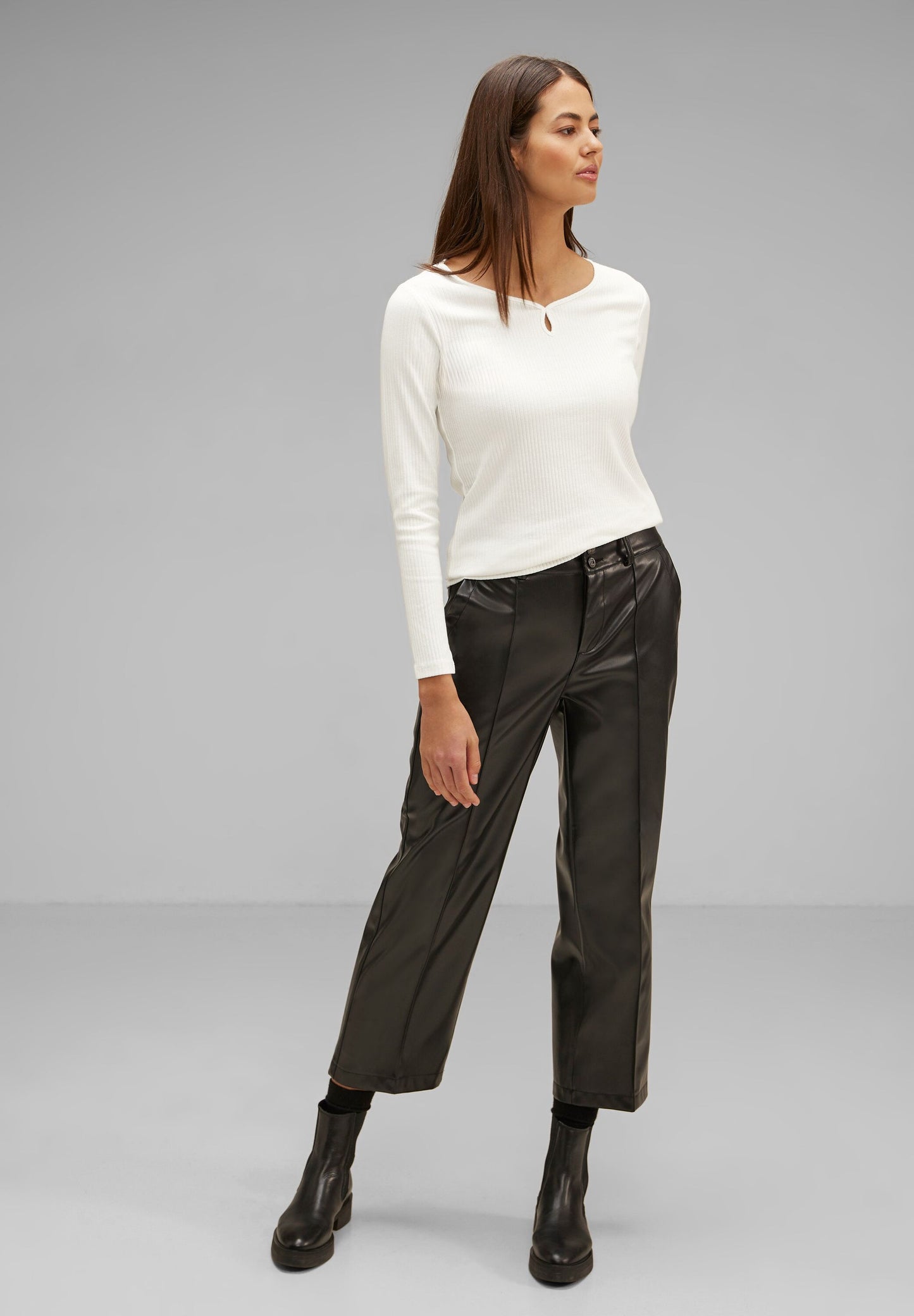Basic Langarmshirt