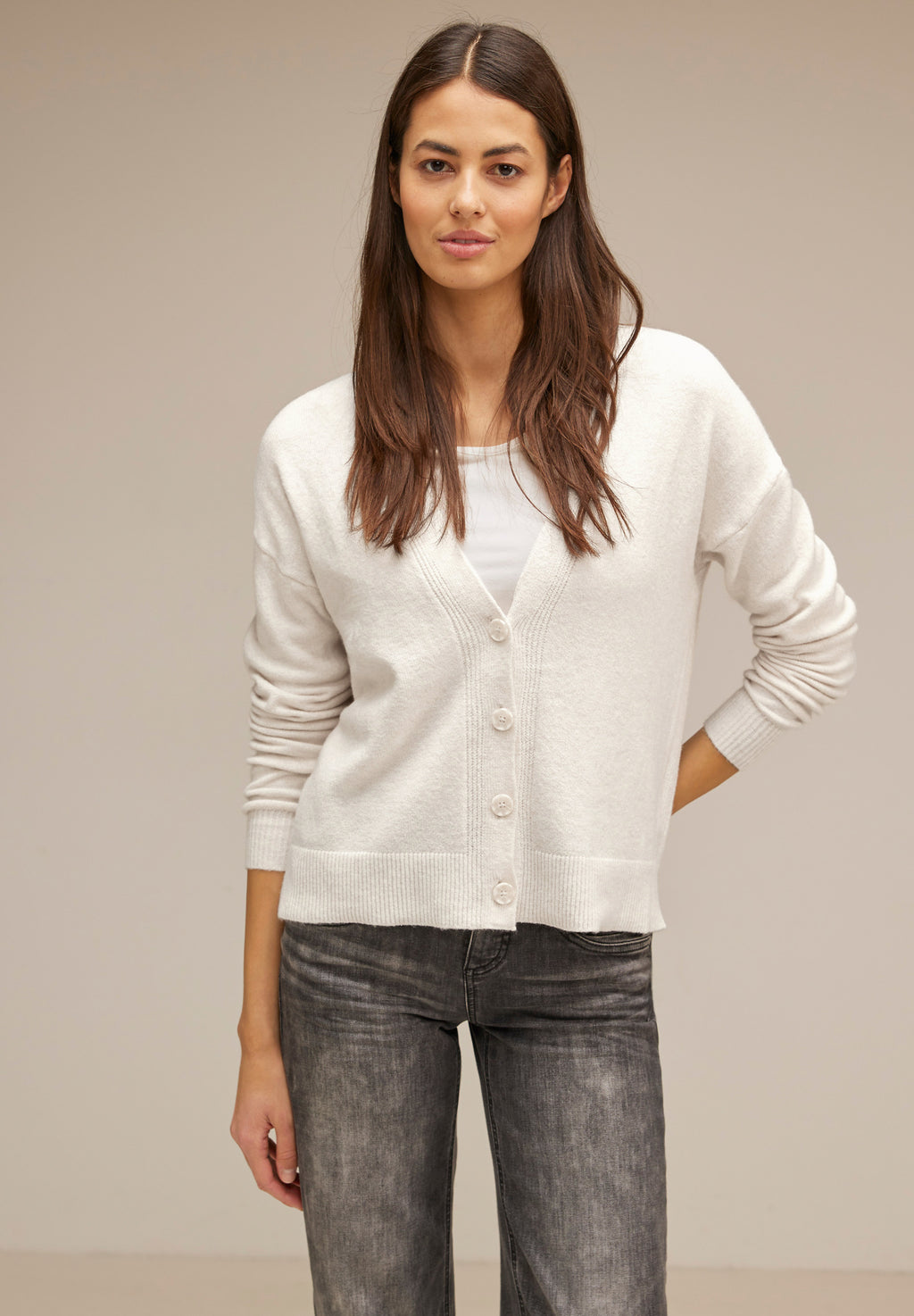 Cardigan mit Knopfleiste