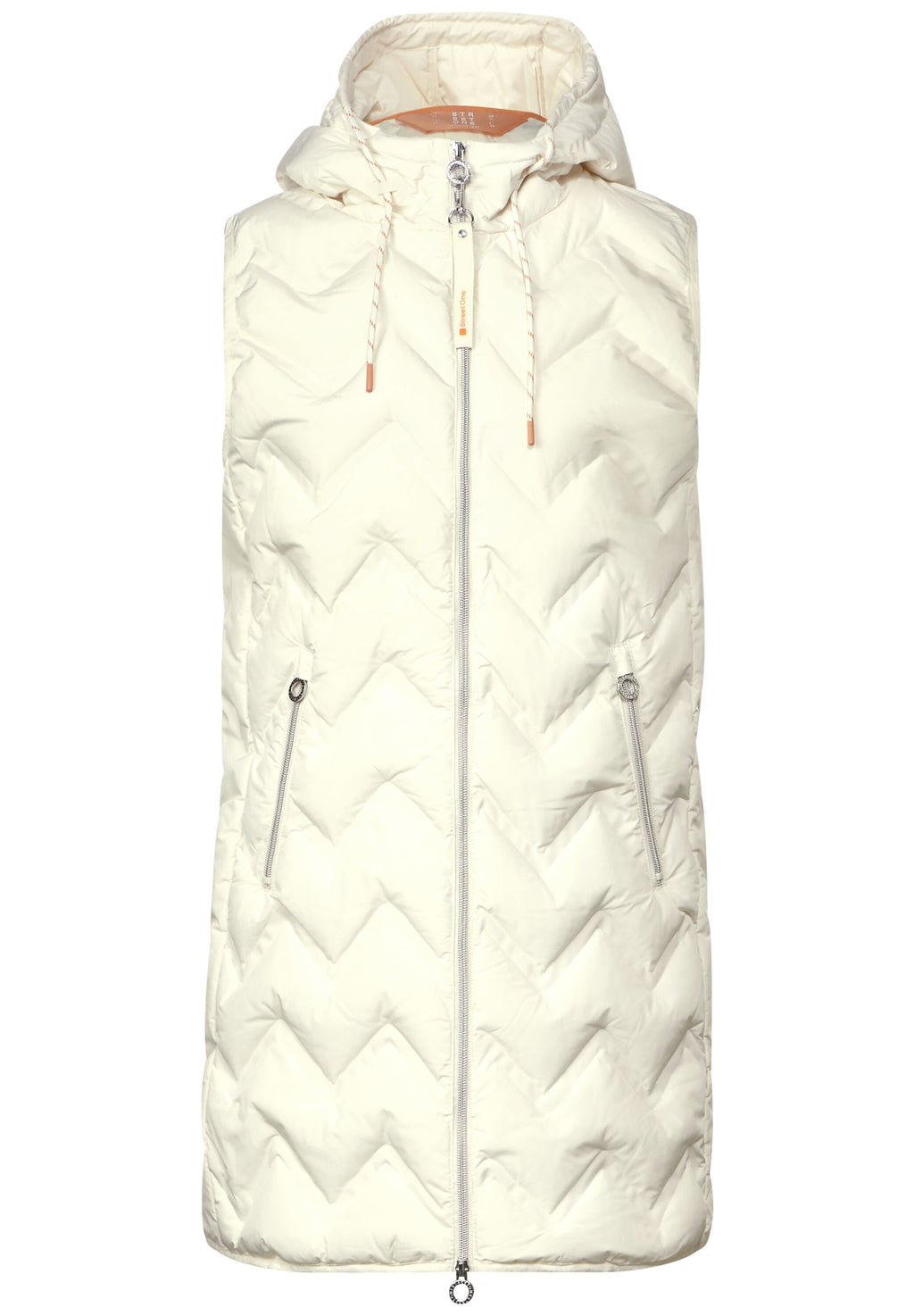 Longweste mit Kapuze
