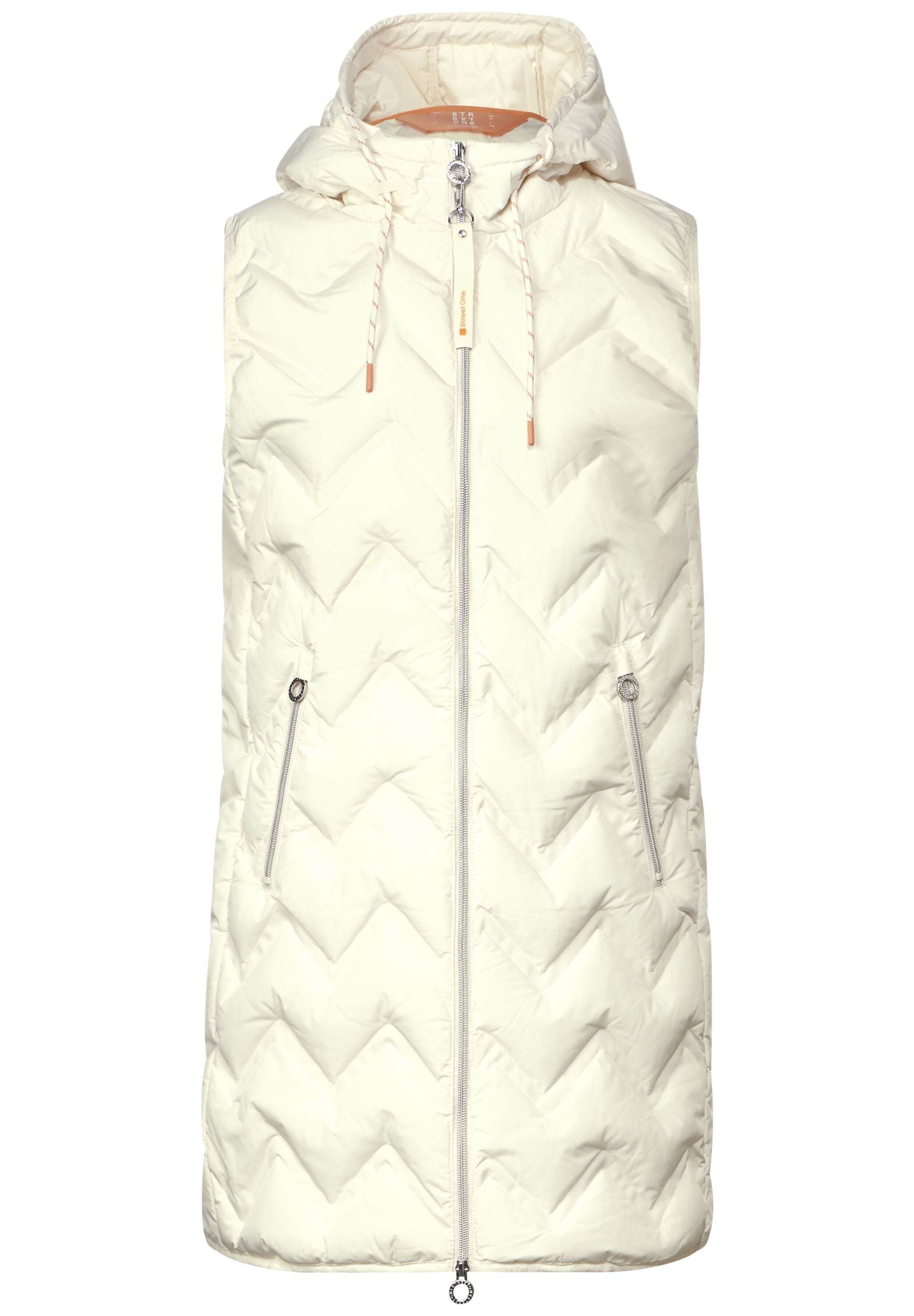 Longweste mit Kapuze