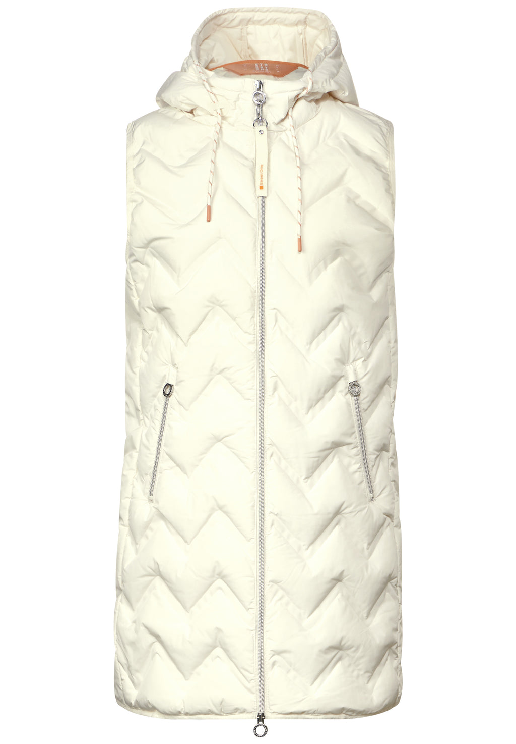Longweste mit Kapuze