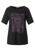 T-Shirt mit Artwork Print