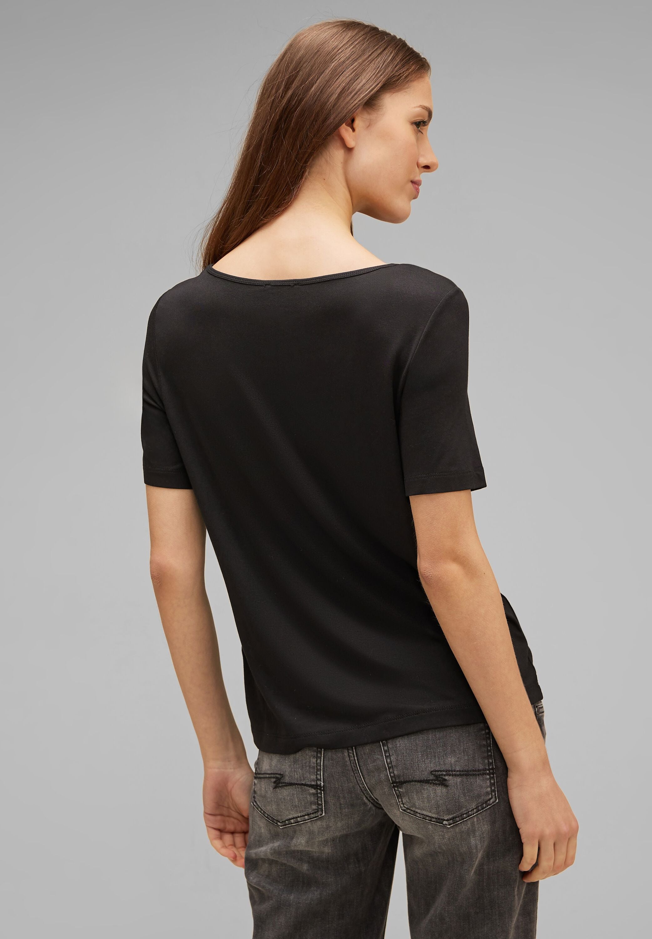 T-Shirt mit Artwork Print