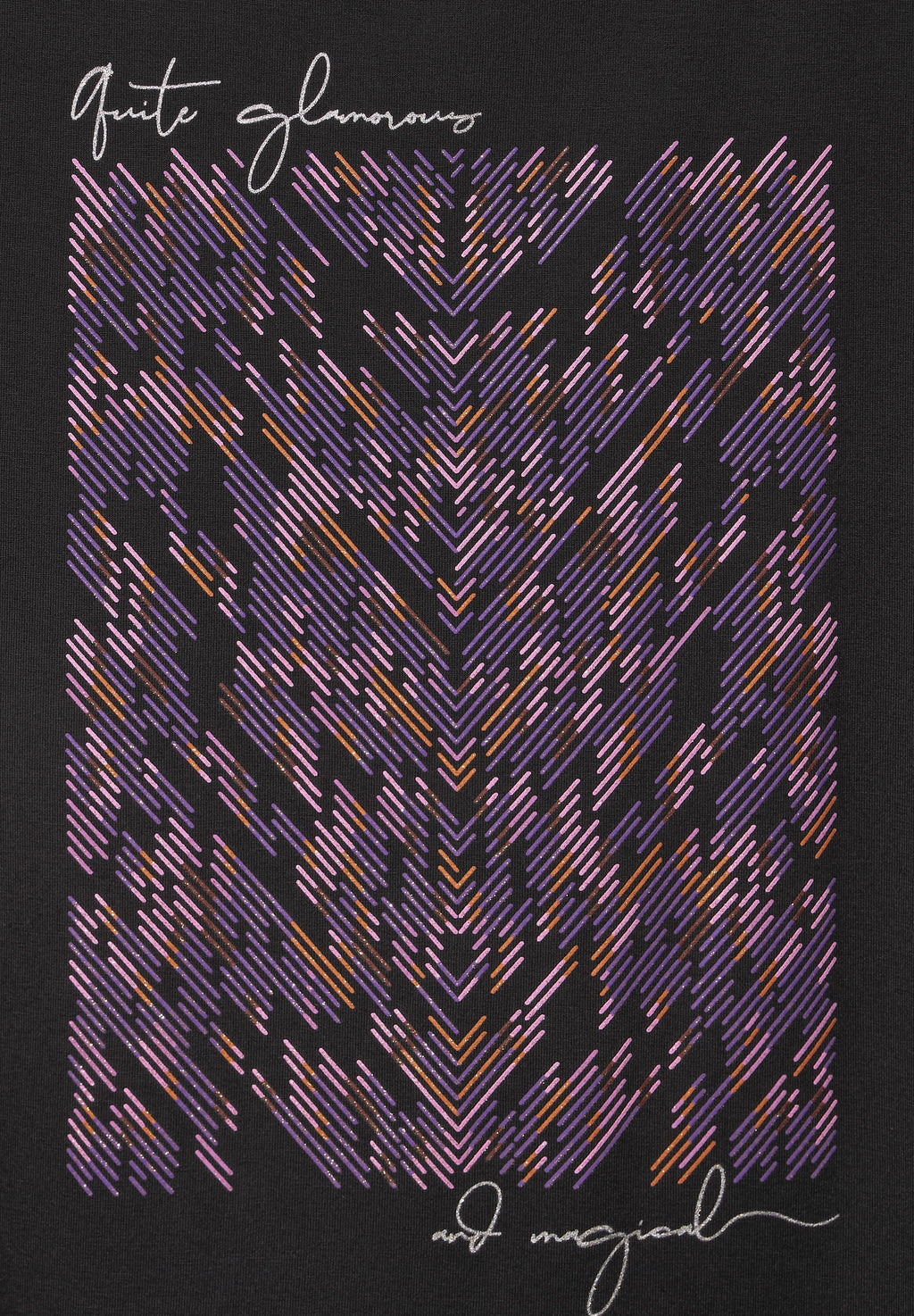 T-Shirt mit Artwork Print