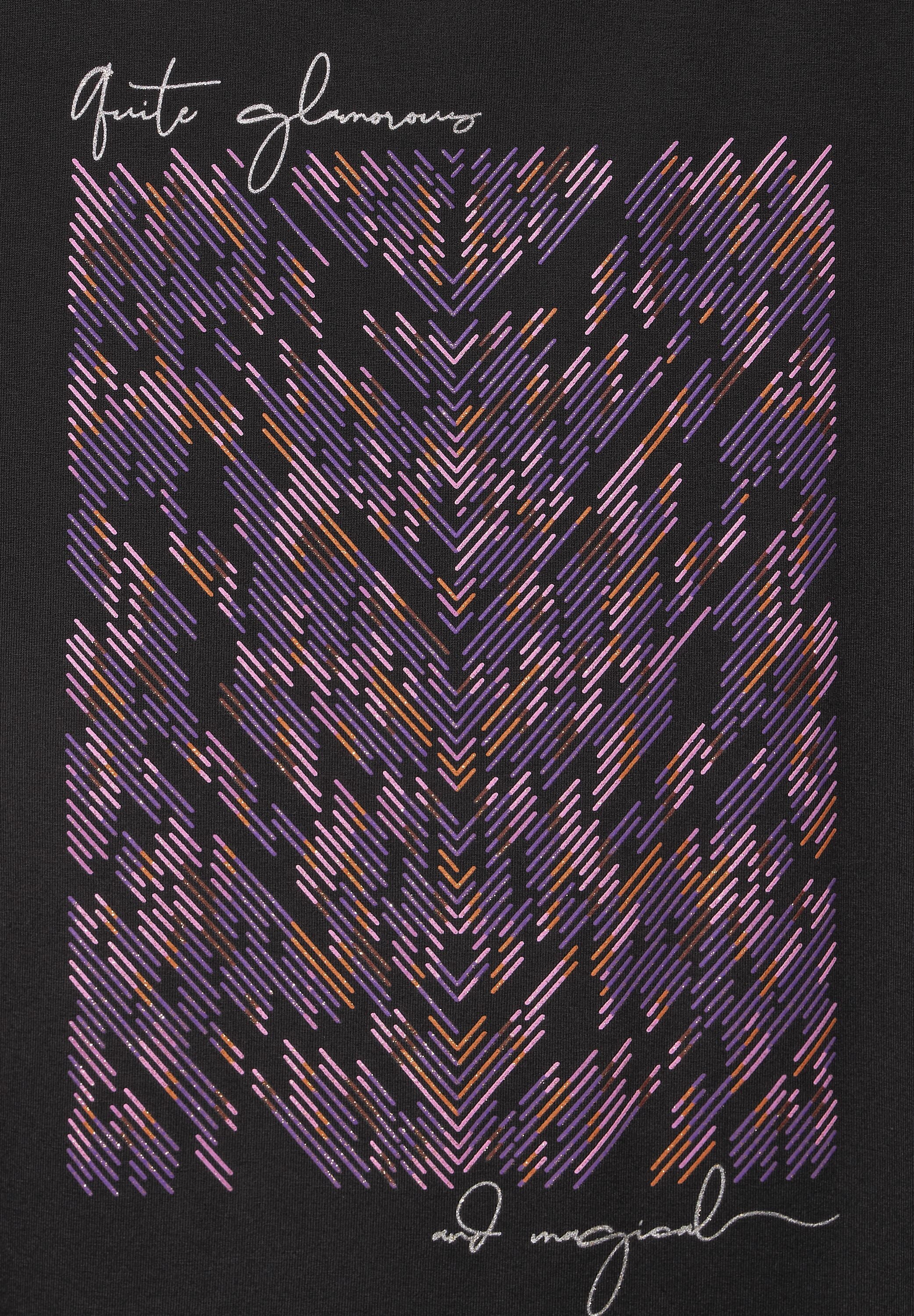 T-Shirt mit Artwork Print