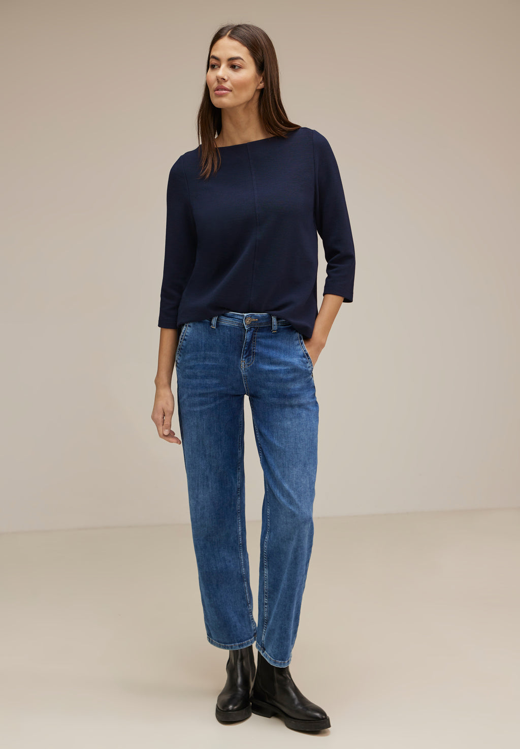 Shirt mit feiner Struktur