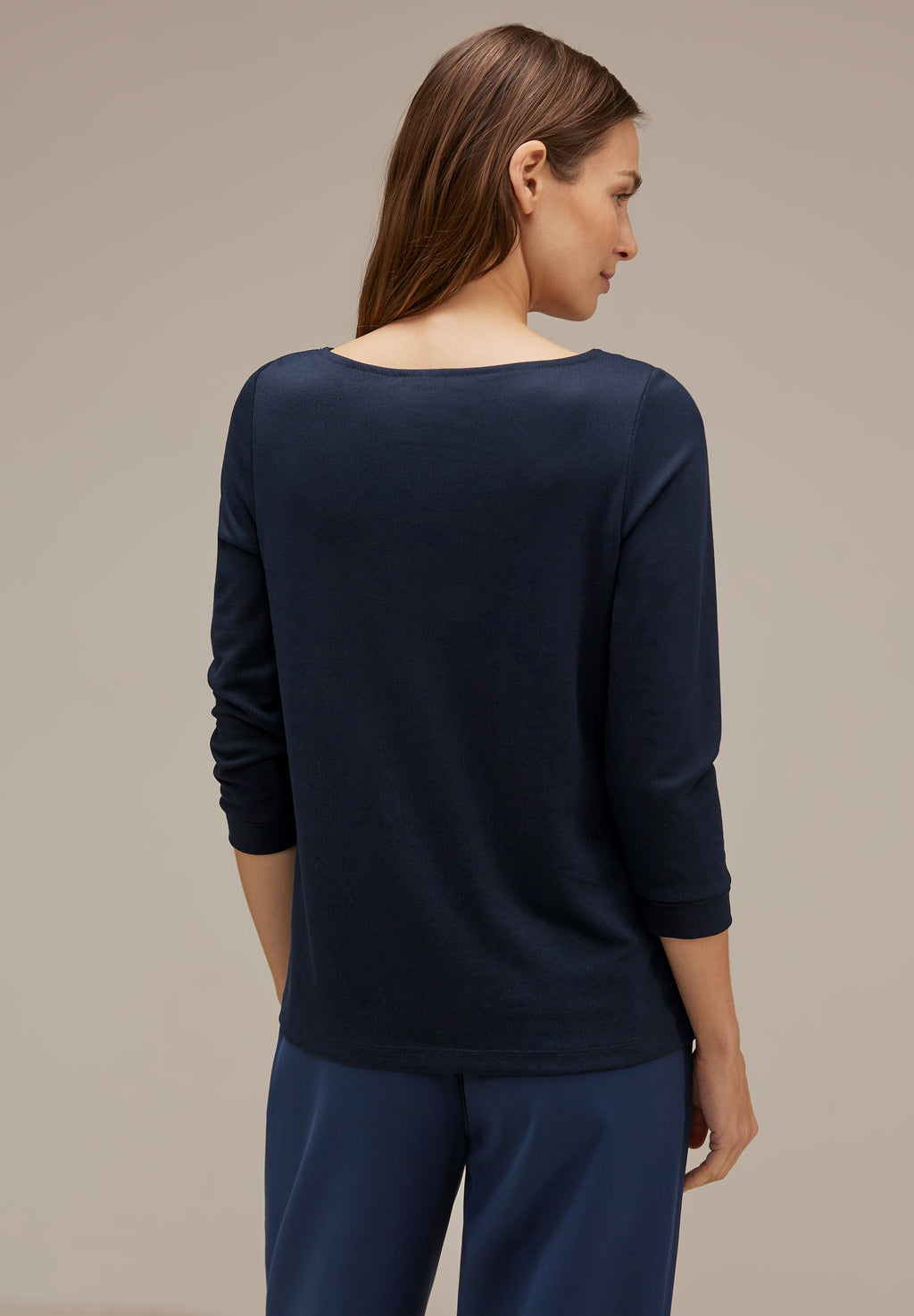 Shirt mit Flock-Print