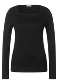 Shirt mit Carrée Ausschnitt