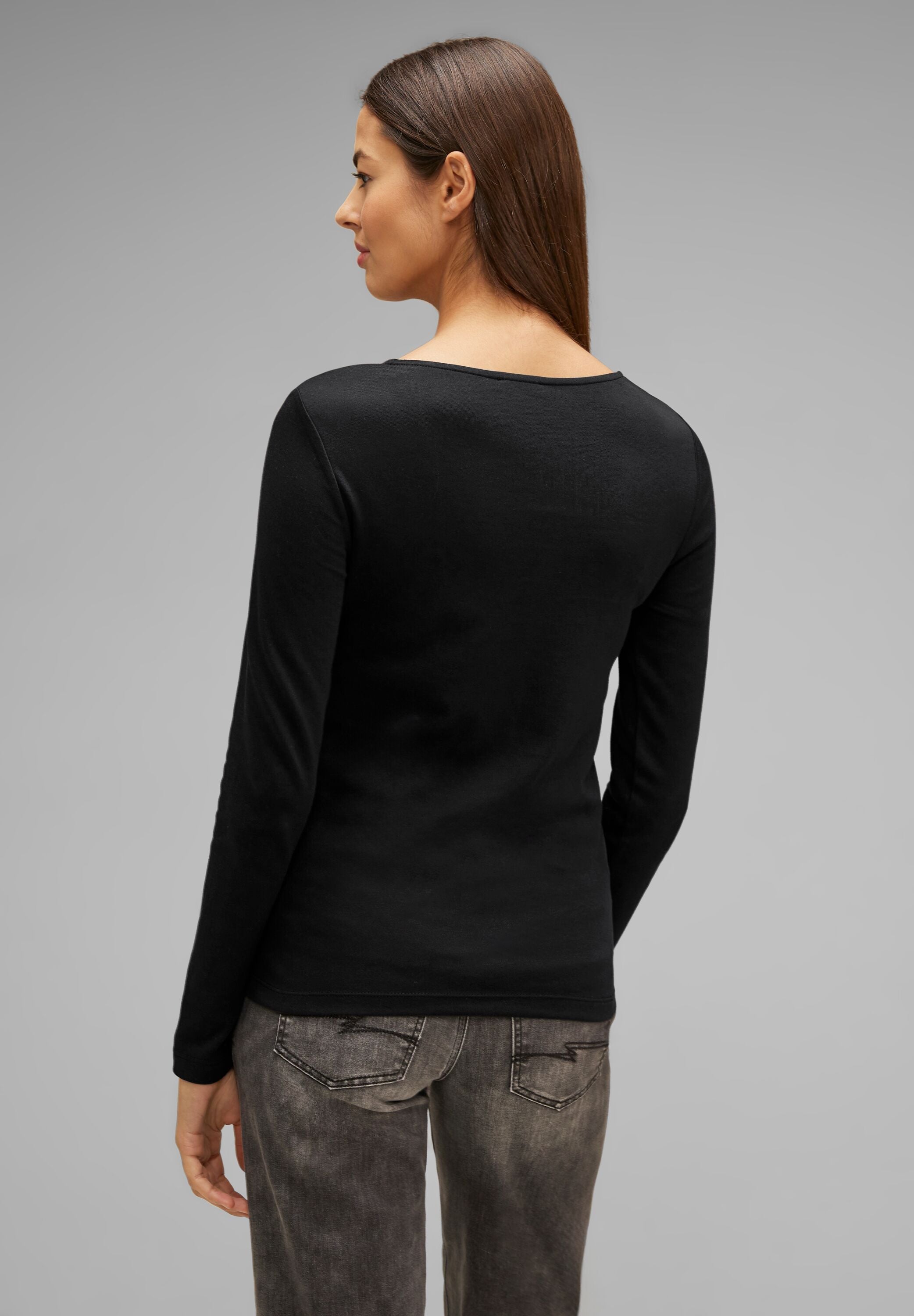 Shirt mit Carrée Ausschnitt