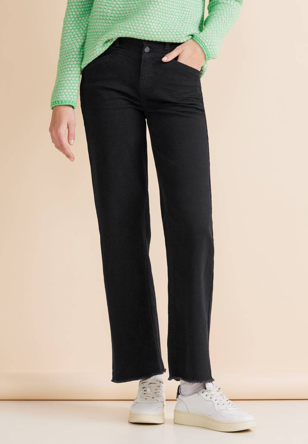 Casual Fit Culotte Jeans