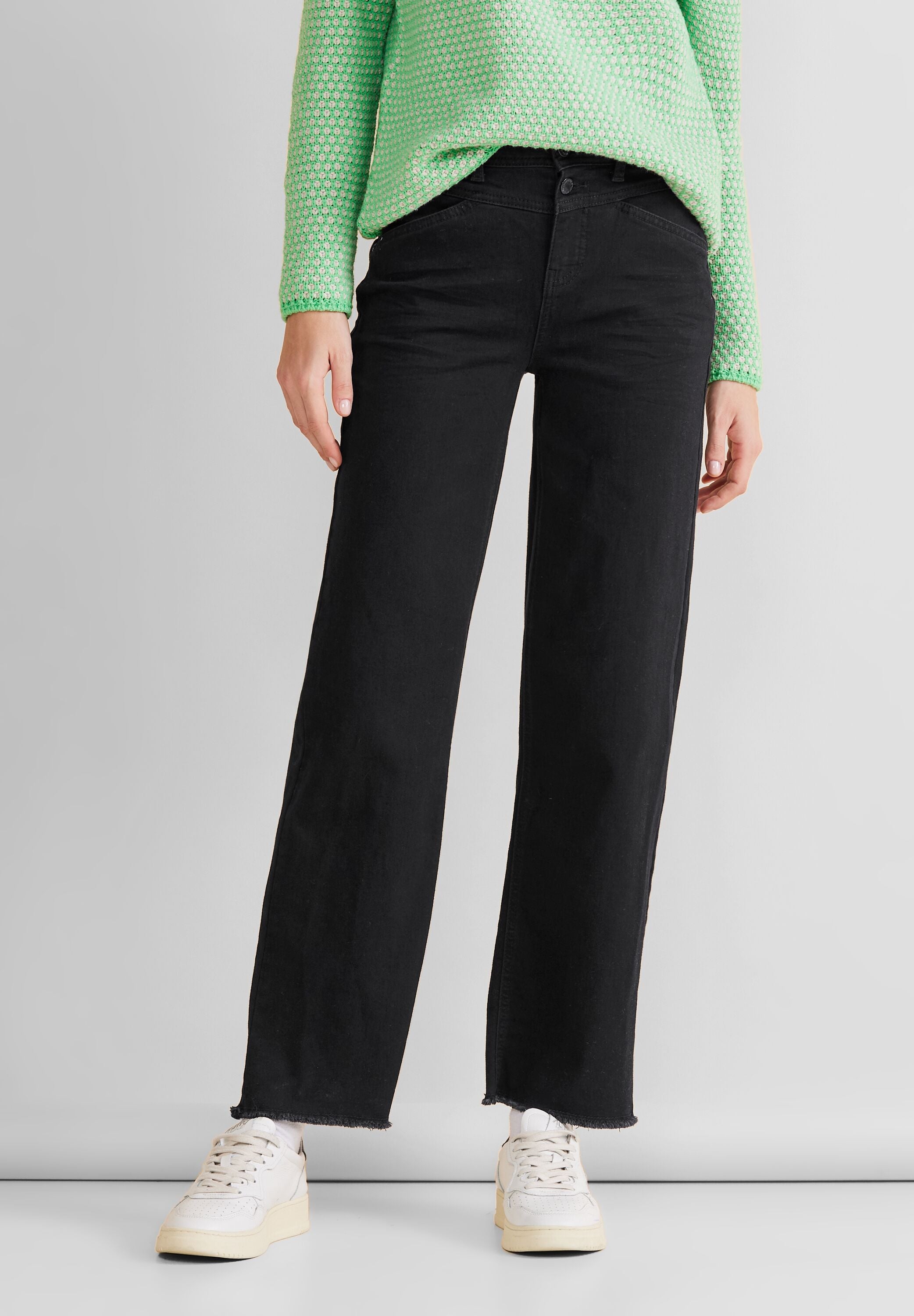 Casual Fit Culotte Jeans