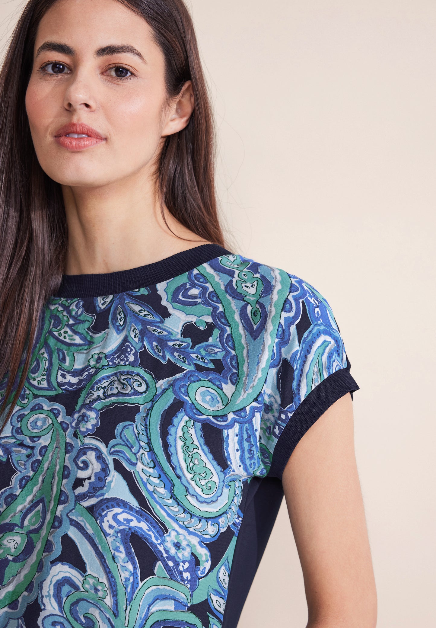 Materialmix T-Shirt