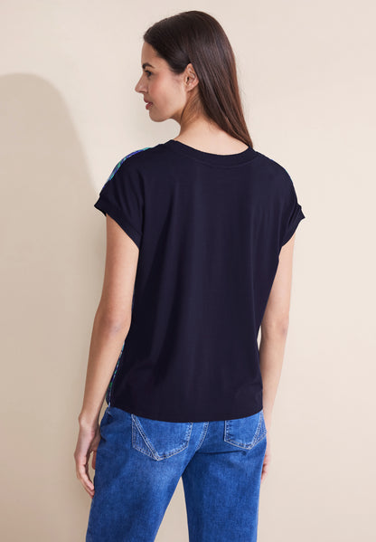 Materialmix T-Shirt