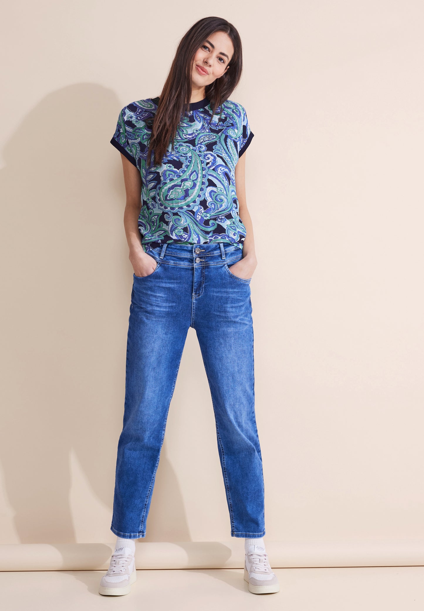 Materialmix T-Shirt