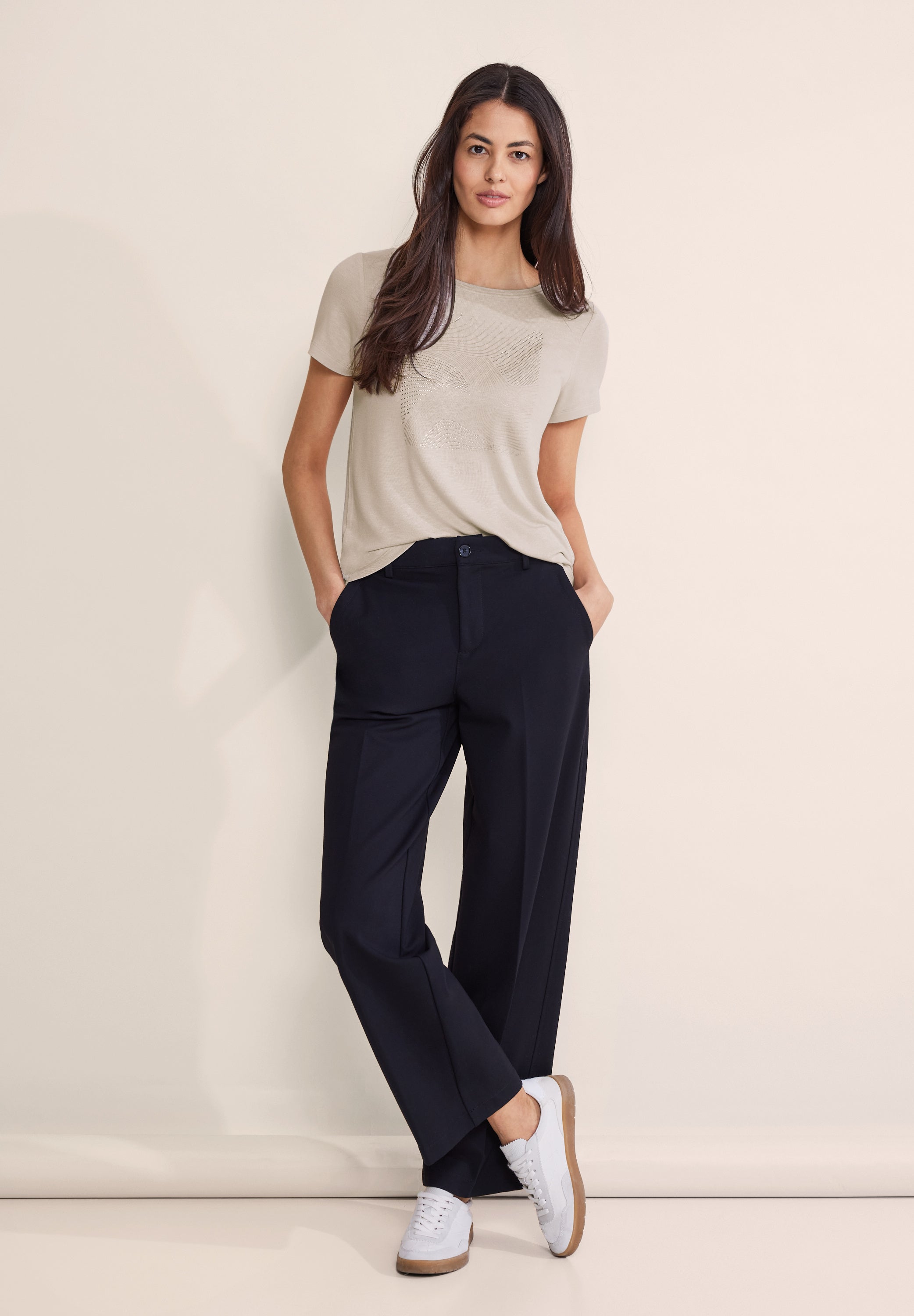 Steinchen Print Shirt